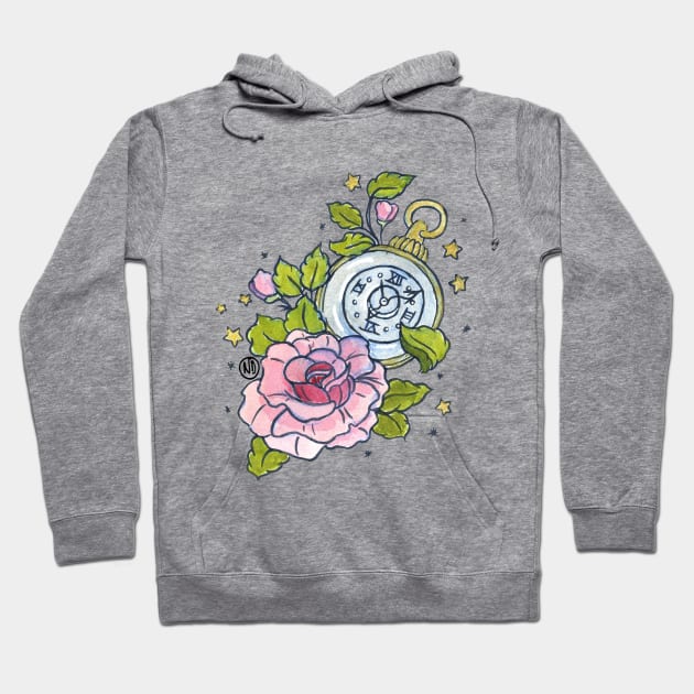 Clock- color Hoodie by Polkadotdreamer